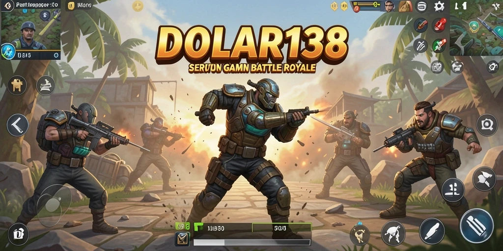 Gameplay DOLAR138 dengan pertarungan Battle Royale yang seru.