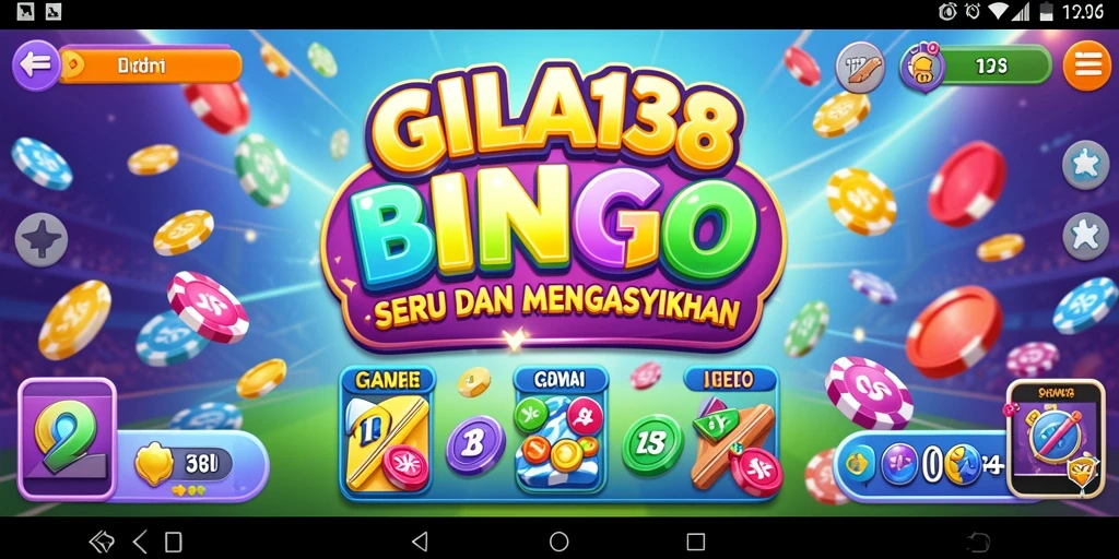 Tampilan gameplay Bingo GILA138 yang menyenangkan dan interaktif.