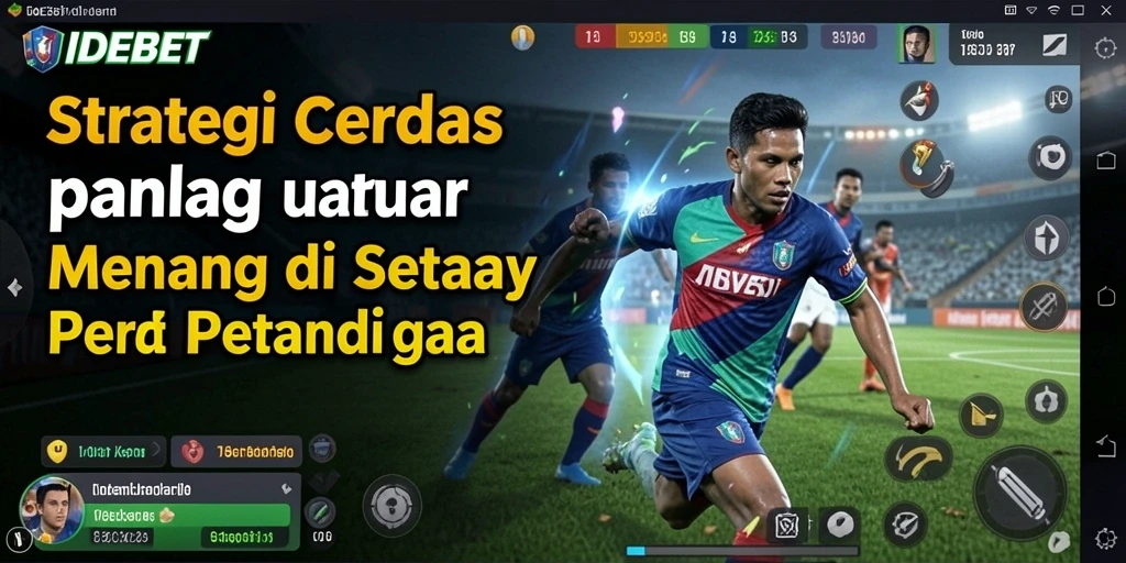 Screenshot gameplay IDEBET menampilkan pertempuran strategi yang mendebarkan.
