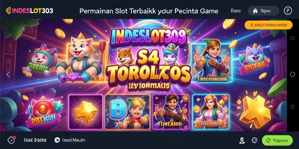 Tampilan menarik dari gameplay INDESLOT303 yang penuh warna.