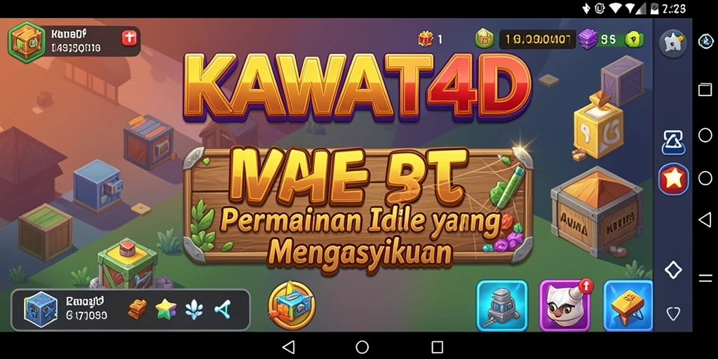 Tampilan gameplay KAWAT4D yang menarik dan interaktif.