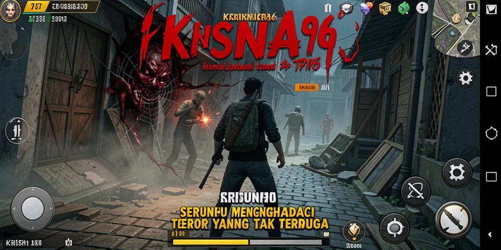 Screenshot menampilkan suasana mencekam dari gameplay KRISNA96.