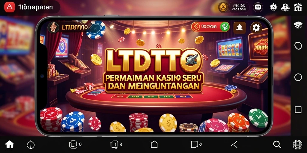 Screenshot utama LTDTOTO menampilkan gameplay Kasino yang menarik dan interaktif.