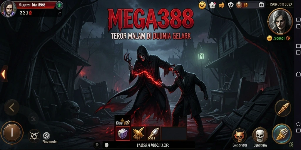 Screenshot menampilkan momen menyeramkan dalam MEGA388.