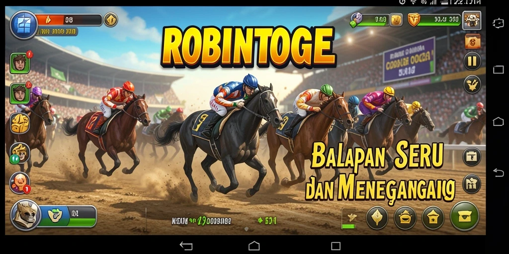 Tampilan gameplay seru dan mendebarkan di ROBINTOGEL.