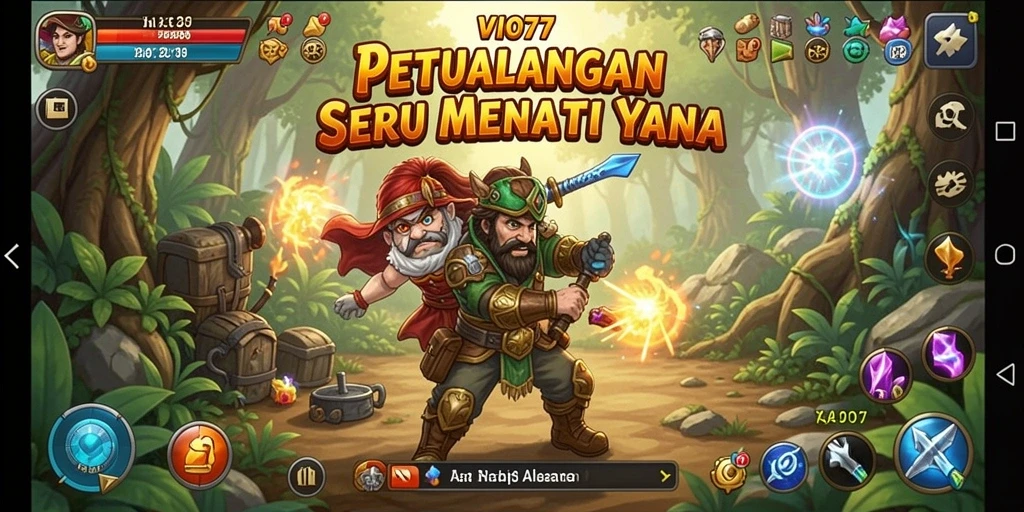 Tampilan gameplay seru dan menegangkan dalam VIO77.